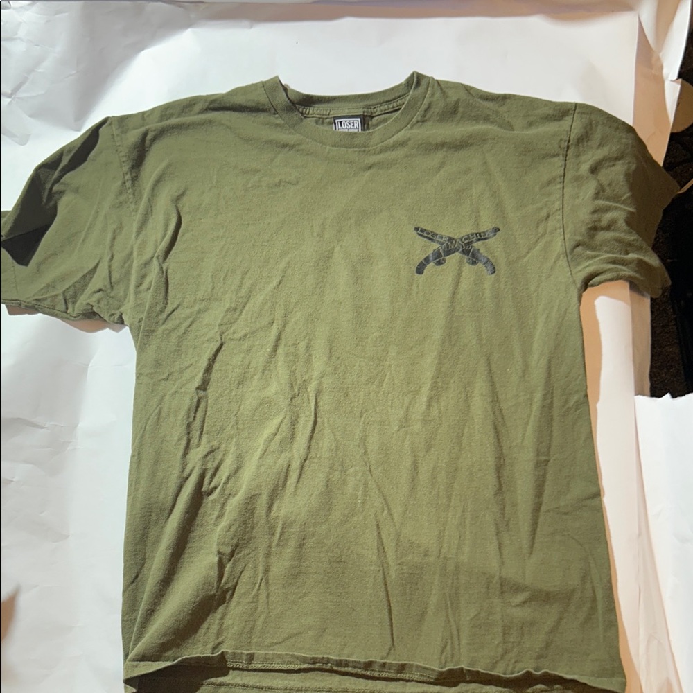 Loser Machine ‘God Is My Shotgun’ OD Green Tee